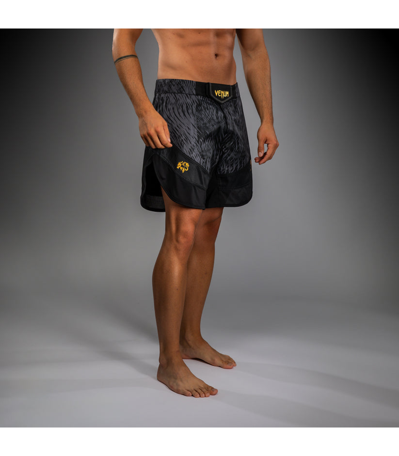 Шорти - Venum x Chimaev Wild Borz Fightshorts - Black/Grey​